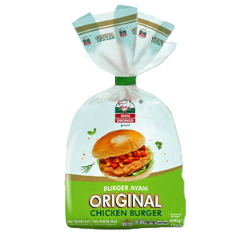 Ayam Dindings Burger 10's 600g